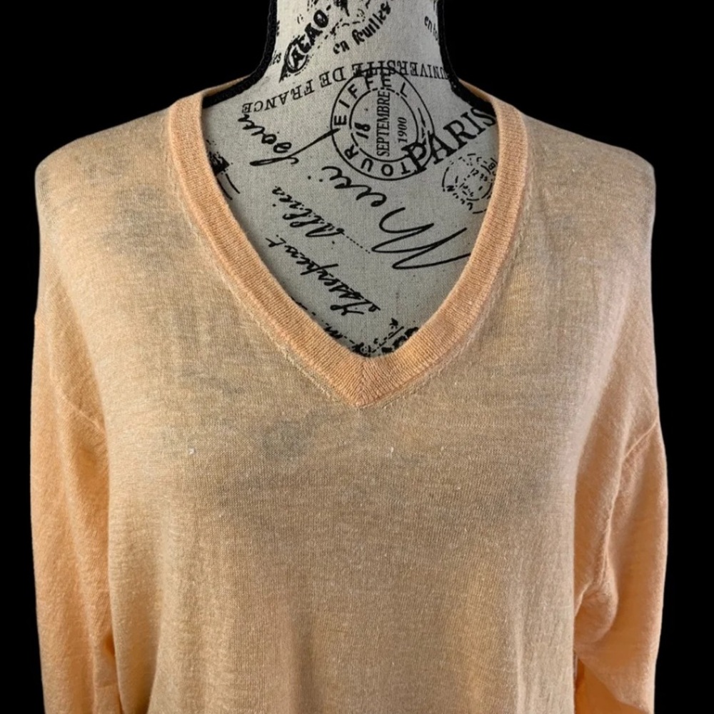 Peter Millar Large Wool/Linen Pullover - image 2